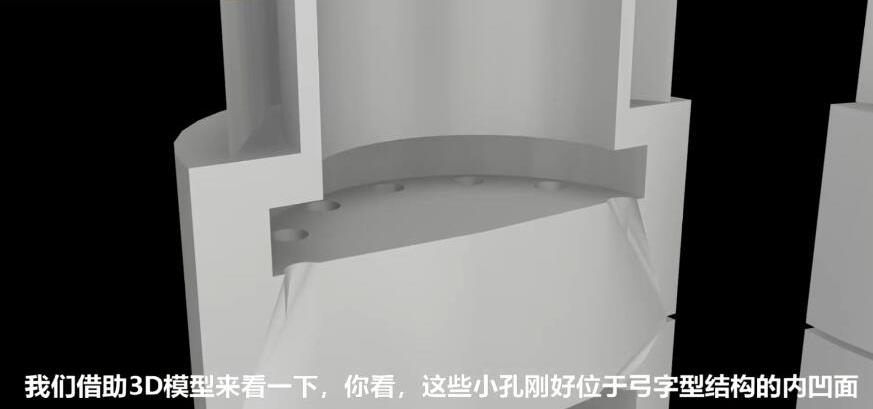 人工看不容易看到的深內(nèi)孔毛刺，磨粒流拋光機(jī)如何去毛刺
